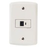 Conjunto Tomada para Telefone Rj11 57145/019 Branco Tramontina - 1