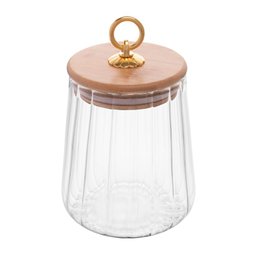 Porta Mantimento Vidro C/tampa Bambu Classic 650ml Wolff - 1