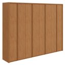 Ver imagem 2 de Guarda-roupa Casal 100% Mdf 8 Portas Easy Glow Amendoa Clean
