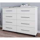Ver imagem 1 de Cômoda Quarto Jade com 08 Gavetas e Rodízios