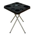 Ver imagem 2 de Mesa Petisqueira Desmontável/dobrável Preta Elegante Plus
