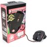Mouse Gamer Nemesis Profissional com Macro 8 Botões Ergonômico LED 5+ Black Series - 8