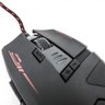 Mouse Gamer Nemesis Profissional com Macro 8 Botões Ergonômico LED 5+ Black Series - 5