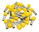 Ver imagem 3 de 20x Kit Terminal Tubular Ilhós 70mm Amarelo Pré Isolado