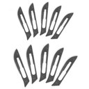 Ver imagem 4 de Estilete Lâmina Corte Precisão Cirúrgica Bisturi Cirúrgico Profissional Navalha Kit 10 Lâminas - 20#