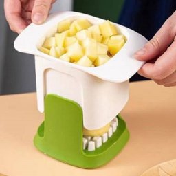 Cortador Picador Fatiador de Legumes Frutas em Cubos Manual Cozinha Fatiador - 6