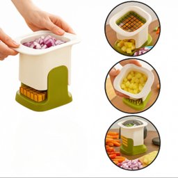 Cortador Picador Fatiador de Legumes Frutas em Cubos Manual Cozinha Fatiador - 1