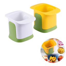 Cortador Picador Fatiador de Legumes Frutas em Cubos Manual Cozinha Fatiador - 3