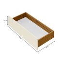 Ver imagem 4 de Cômoda para Quarto com 5 Gavetas Compacta 86,8CMX45CMX91,5cm Marrom/Freijó/Off White