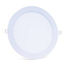 Ver imagem 1 de Plafon Led Slim 18w Redondo Embutir 6500k Branco Frio Bivolt - Unidade