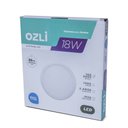 Ver imagem 3 de Plafon Led Slim 18w Redondo Embutir 6500k Branco Frio Bivolt - Unidade