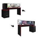 Ver imagem 5 de Mesa para Desk Gamer Drx-5000 Preto-vermelho - Pr Móveis Preto-vermelho