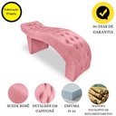 Ver imagem 4 de Maca Estofada Capitonê Clínica Salão Estética Suede Eduarda:Rosê