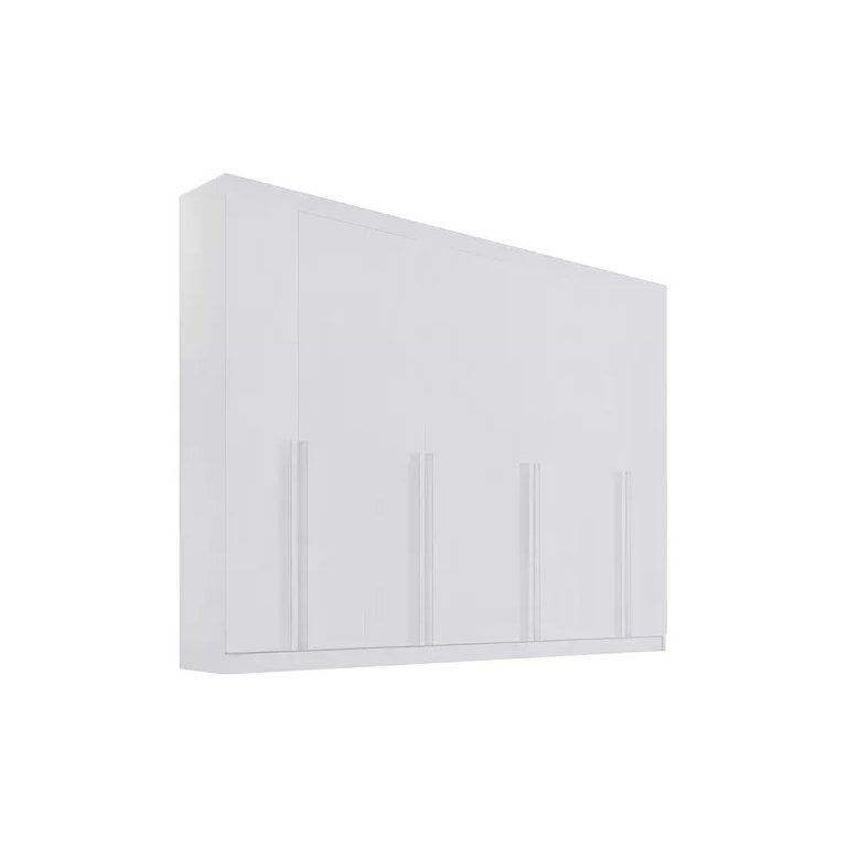 Guarda Roupa Casal 8 Pts Daymond Branco Ddoro