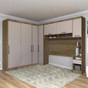 Ver imagem 1 de Guarda Roupa Casal Modulado Cp06 Delphi Avelã/cinnamon L01 - Mpozenato