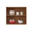 Ver imagem 3 de Armário de Cozinha Aéreo 02 Portas 80cm Firenze Amêndola Nude Prime Tx Demóbile