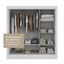 Ver imagem 6 de Guarda-Roupa Casal 3 Portas Correr com Espelho Real Yescasa Branco