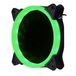 Fan Cooler 120mm 1.300 Rpm 12v Led Verde Conector 4 Pinos - 3