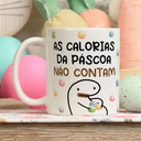 Ver imagem 2 de Caneca Flork de Páscoa – Presente Divertido e Criativo