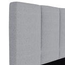 Ver imagem 3 de Cabeceira Cama Box Solteiro 90cm Pérola W01 Linho Cinza - Mpozenato