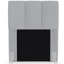 Ver imagem 5 de Cabeceira Cama Box Solteiro 90cm Pérola W01 Linho Cinza - Mpozenato