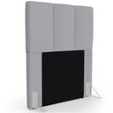 Ver imagem 1 de Cabeceira Cama Box Solteiro 90cm Pérola W01 Linho Cinza - Mpozenato