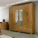 Ver imagem 5 de Guarda Roupa Encant 6 Portas 6 Gavetas 1 Espelho Cor:cumaru