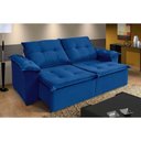 Ver imagem 1 de Sofá Berlin 5 Lugares 2,50cm - de Casa Décor e Estofados Azul