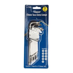 Jogo de Chaves Torx Longa C/ 9 Pecas - 3