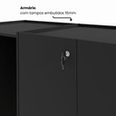 Ver imagem 4 de Armário com Nicho para Frigobar Lado Esquerdo 1,40 m X 0,60 m 2 Portas e Prateleiras para Copa e