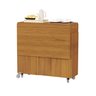 Mesa Dobrável Multiuso Vira Aparador Jade MDF Várias Cores:‎ Nature - 4