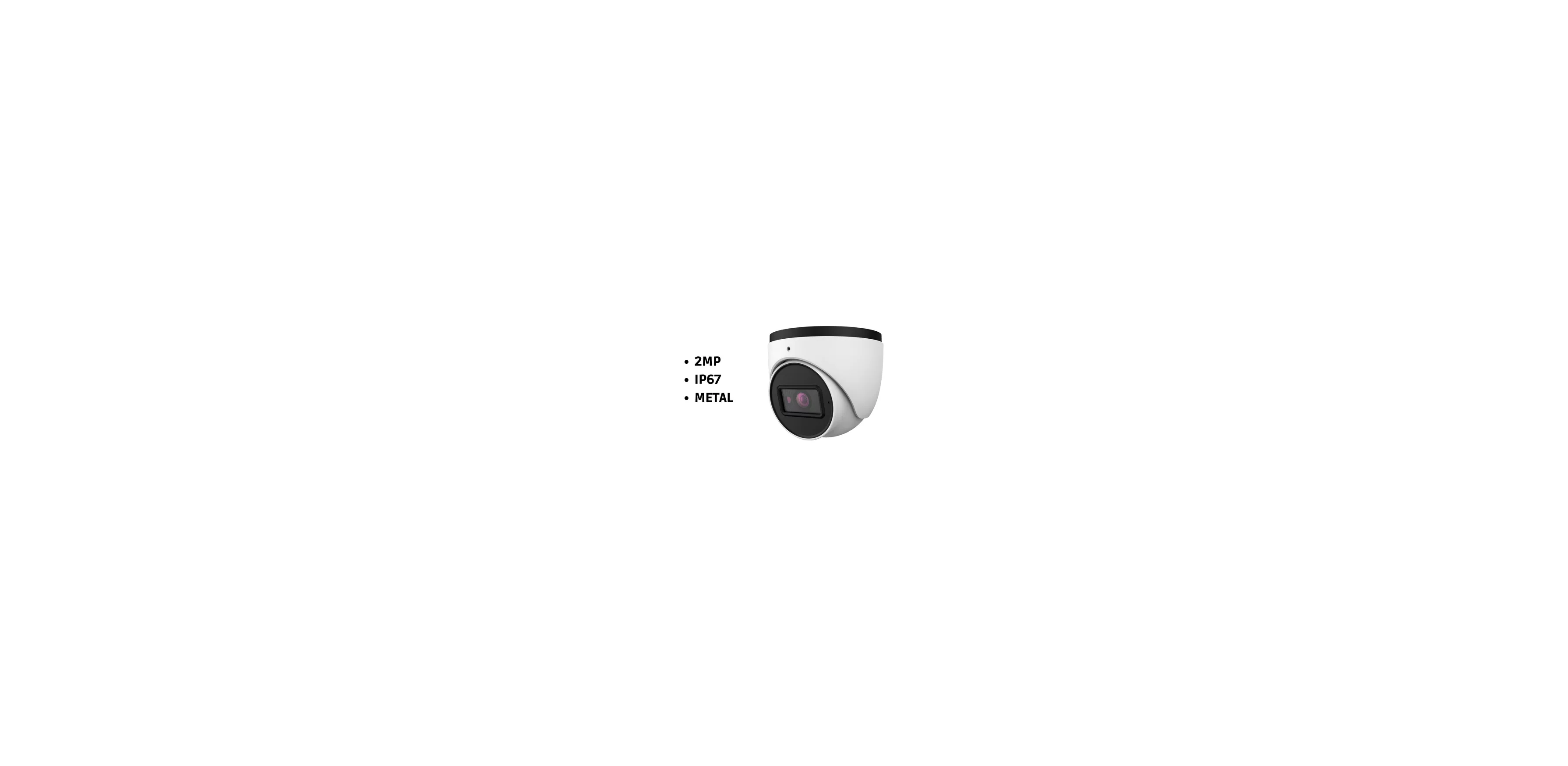 Camera Motorola Fhd Dome Metal, 2.8 Mm, 30m Cor Branco - 2