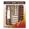 Kit para Churrasco Inox com Cabo Vermelho Polywood 14 Peças - 2