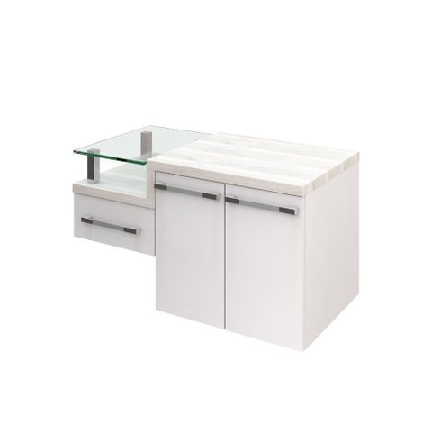 Gabinete Armario para Banheiro Legno 830 (somente Balcao) Branco Chess C-snow