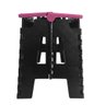 Banco Dobrável para Camping Multiuso até 100kg Banqueta Plástico Rosa - 4