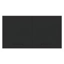 Ver imagem 4 de Armário Aéreo Multiuso 120cm 2 Portas Branco/preto Agata Madesa Branco/preto