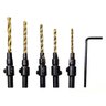 Brocas Escariadoras Kit com 6 Peças - Brocas Escariadora - 1