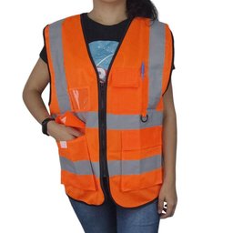 Colete Faixa Refletivo Sinalizador Blusao Fluorescente Segurança Trabalho Epi Obra Construçao - 6