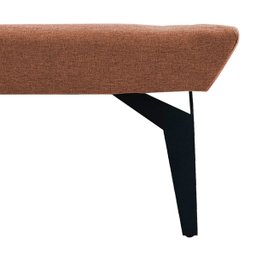 Estrutura para Cama Japonesa Toquio King com Cabeceira Almofada Linho Telha - 3