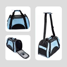 Bolsa Mala de Transporte Grande 8kg Cachorro Gato Resistente - 3