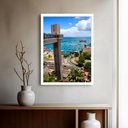 Ver imagem 1 de Quadro Decorativo Salvador Farol - 70x50cm:moldura Branca