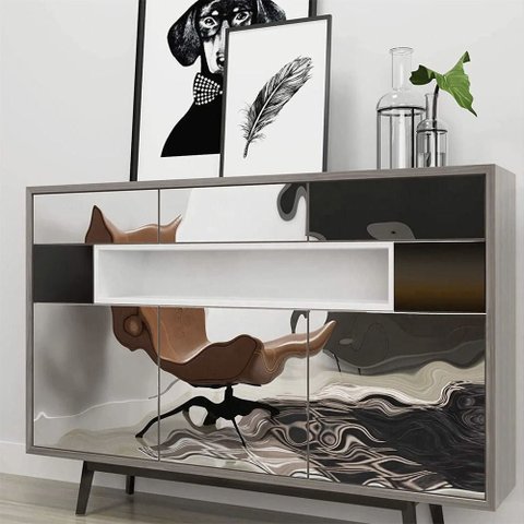 Espelho Auto Adesivo em Acrilico Flexível Decorativo 60x200