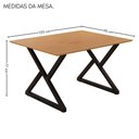 Ver imagem 4 de Mesa Industrial Império 120x90cm Base em Aço e Tampo em Mdf