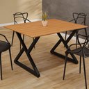 Ver imagem 2 de Mesa Industrial Império 120x90cm Base em Aço e Tampo em Mdf