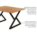 Ver imagem 6 de Mesa Industrial Império 120x90cm Base em Aço e Tampo em Mdf