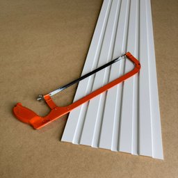 Painel Ripado Compacto 01 Unid. 90x25cm Larg. Talatto Painéis Branco Tx - 6