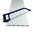 Ver imagem 7 de Painel Ripado Compacto 01 Unid. 90x25cm Larg. Talatto Painéis Branco Tx