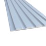 Painel Ripado Compacto 01 Unid. 90x25cm Larg. Talatto Painéis Branco Tx - 2