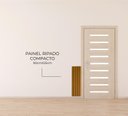 Ver imagem 4 de Painel Ripado Compacto 01 Unid. 90x25cm Larg. Talatto Painéis Branco Tx