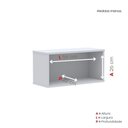 Ver imagem 3 de Nicho de Parede 300x600mm Cinza